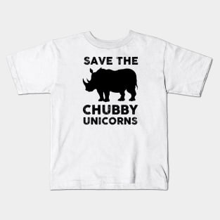 Save the Chubby Unicorns Kids T-Shirt